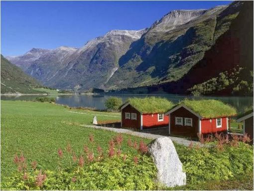 norveç çok güzel manzara